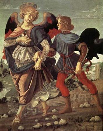 Andrea del Verrocchio Tobias and the Angel Germany oil painting art